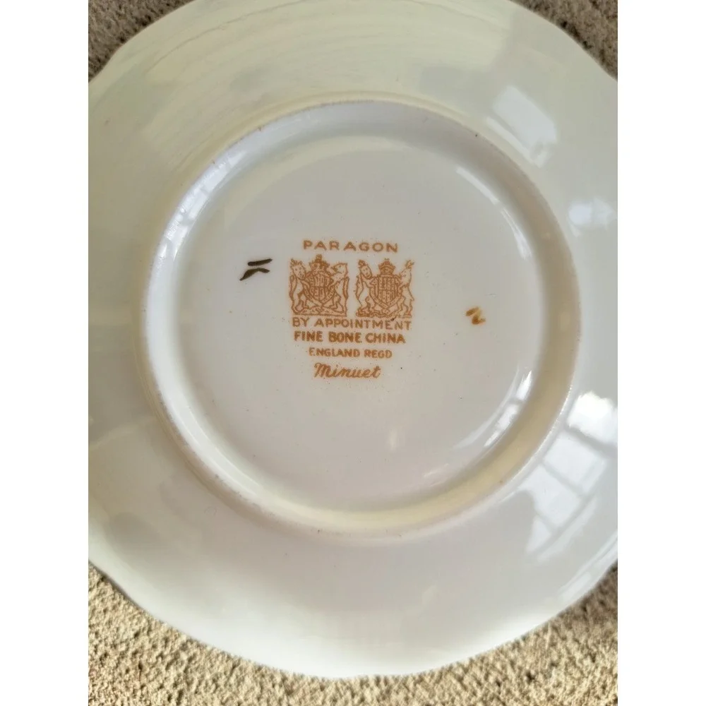 Paragon By Appointment Fine Bone China England Regd Manuel Coffee Cup & Sauser